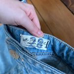 We The Free Free people  Wide Leg Baggy Skater Jeans cotton 28 bright blue Photo 4