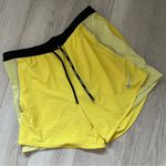 Nike  Dri-Fit Running Shorts Built in Spandex Yellow (Medium) workout gym neon Photo 0