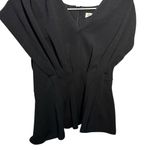 Grace Karin  Classic Black V-Neck Blouse Photo 0