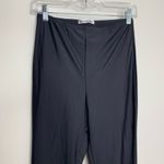 Reformation Skye Black Shiny Coated Legging Womens Medium Photo 5