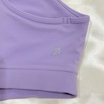 Peloton Essential Sports Bra Double Mesh Back Racerback Lilac Purple Size Small Photo 6