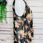 Papaya Sheer Black Floral & Lace Tank Top Size Medium Photo 6