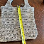The Sak Woven Top ZIp closure Crotchet Bag cream Photo 8