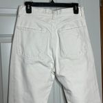 AGOLDE ‎ 90s Mid Rise White Straight Leg Denim Distressed Jeans Size 27 Photo 2