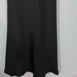 J.Crew  Black Midi Halter Dress Wedding Guest - 100% Silk Size 6, NWT Photo 3