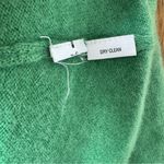 Victor Alfaro Cashmere Polo Collar Long Sleeve Knit Sweater Kelly Green XL Photo 6
