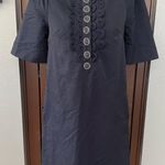 Miss Me navy blue appliqué shift dress Photo 0