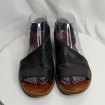 1. State  Sandals Women’s Size 6.5 Black Celvin Leather D'Orsay Flat Open Toe Photo 2