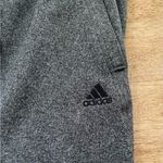 Adidas Climawarm Women’s Sz S Dark Heathered Gray Fleece Open Hem Athletic Pants Photo 5