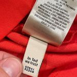 Ted Baker  Josa Red Orange Tunic Shift Dress with a Chiffon Outer Layer size 2 Photo 7