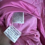 Rococo Sand Bodysuit Womens XS Pink Metallic Long Sleeve Wrap Sheer Tie Cuff Top Photo 8