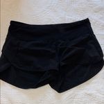 Lululemon  Athletica Black Speed Up Athletic Shorts Photo 3