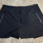 Athleta Trekkie North black shorts with zippered pockets Photo 0