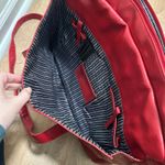 BUXTON | Chic Red Faux Leather Shoulder Messenger Tote Bag Photo 4