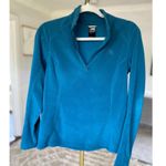 The North Face  Fleece Pullover Granola Teal Hiking Outdoor Alpine Cozy Autumn Winter Photo 2
