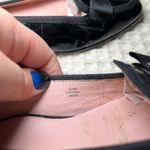 Taryn Rose  Gari Womens Black Patent Leather Rose Bow Loafer Flats Shoes 8 Photo 7