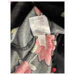 Draper James Dress Womens 2XL Black Red Floral Velvet Bubble Sleeve Cocktail Photo 9