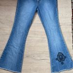 Unionbay 90s vintage denim flare embroidered  jeans Photo 0