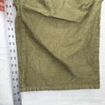 We The Free Tahiti Corduroy Cargo Pants Olive Green Elastic Waist Drawstring XL Photo 3
