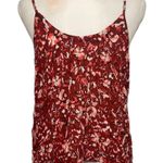 Treasure & Bond NWOT Rust Red Orange Floral Print Strappy Cami Blouse Top New Photo 1