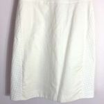 J.Crew  white diamond jacquard pique sleeveless dress size 8 Photo 4