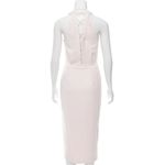 Dion Lee Pale Pink Crepe Lace Photo 1