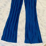 Boutique Cobalt Blue Plisse Pants Photo 3