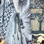 John Mark  Print Embroidered Kimono Size Medium Floral Patchwork Boho Photo 5