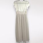 LC Lauren Conrad Lauren Conrad S Midi Dress Off-White Morning Babydoll Layered Slip Tulle TShirt Photo 3