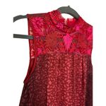 Anthropologie | Niki Mahajan Stunning Amara Red Embroidered Swing Dress SZ 0 Photo 6