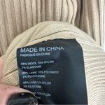 Club Monaco  Long Sleeve Sweater Dress Womens Medium Tan Photo 5