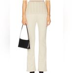 We Wore What Elevated REVOLVE Cable Knit Rolled Pant TAUPE Stretch Flare Boot NWT $128 Photo 1