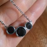 Thai Black Spinel Stainless Steel Necklace Photo 6