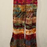 Kathmandu Imports Colorful Bohemian Patchwork Wide Leg Pants by Kathmandu Size M/L Photo 0