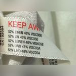 NWT Anthropologie Oversized Linen Button Front Maxi Shirt Dress Small White Photo 6