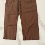 Ralph Lauren  Y2K Polo Jeans Company Low Rise Cargo Capri Pants Women's 8 Brown Photo 1