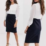 Ted Baker London Lizzata Pencil Skirt Midi Dress Size 1=0-2 US Photo 6