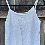 Y2K Gas Great American Sweater Tank Large Blue Photo 0