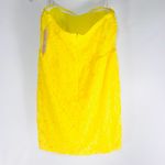 GB  Yellow Lace Strapless Dress Photo 1