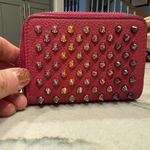 Christian Louboutin spike panettone coin purse pink and red Photo 1
