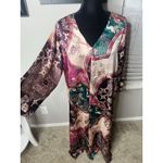 Natori Caftan Zip Front Maxi Dress Lounge Large NWOT Photo 5