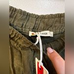 Marine layer Womens  Olive Green Elastic Waist Tapered Joggers Pants‎ Sz L NWT Photo 5