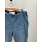 Soft Surroundings Soft Surrounding Pull on Denim Jeans Women PXL Stretch Waist Cropped Loose Fit Photo 5