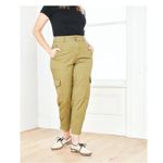 Quince  Stretch Cotton Twill Cargo Pant in Olive Green Size 32 Photo 1