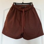 Pretty Little Thing  Chocolate Sweatshorts Photo 3