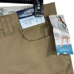Riders By Lee  SZ 18M Shorts Stretch Comfort Waist Hi-Rise Pockets Zip-Fly Khaki Photo 1