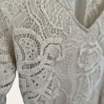 Johnny Was Cream Crochet Dress Size S Photo 7