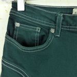 Free People Jeans Women 28R Green High Rise Foxy Flare Contrast Stitch Retro 70s Photo 5