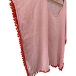 Tuckernuck Pomander Place Katie Caftan PomPom Cover Up Pink Size Small/ Medium Photo 3