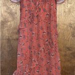 Panhandle  Rust Maxi Dress with Ruffles Photo 2